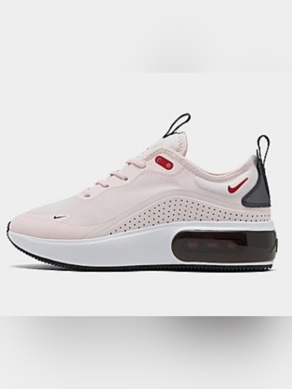 Nike Women’s Airmax Pale Pink Athletic Sneakers with Black Accents